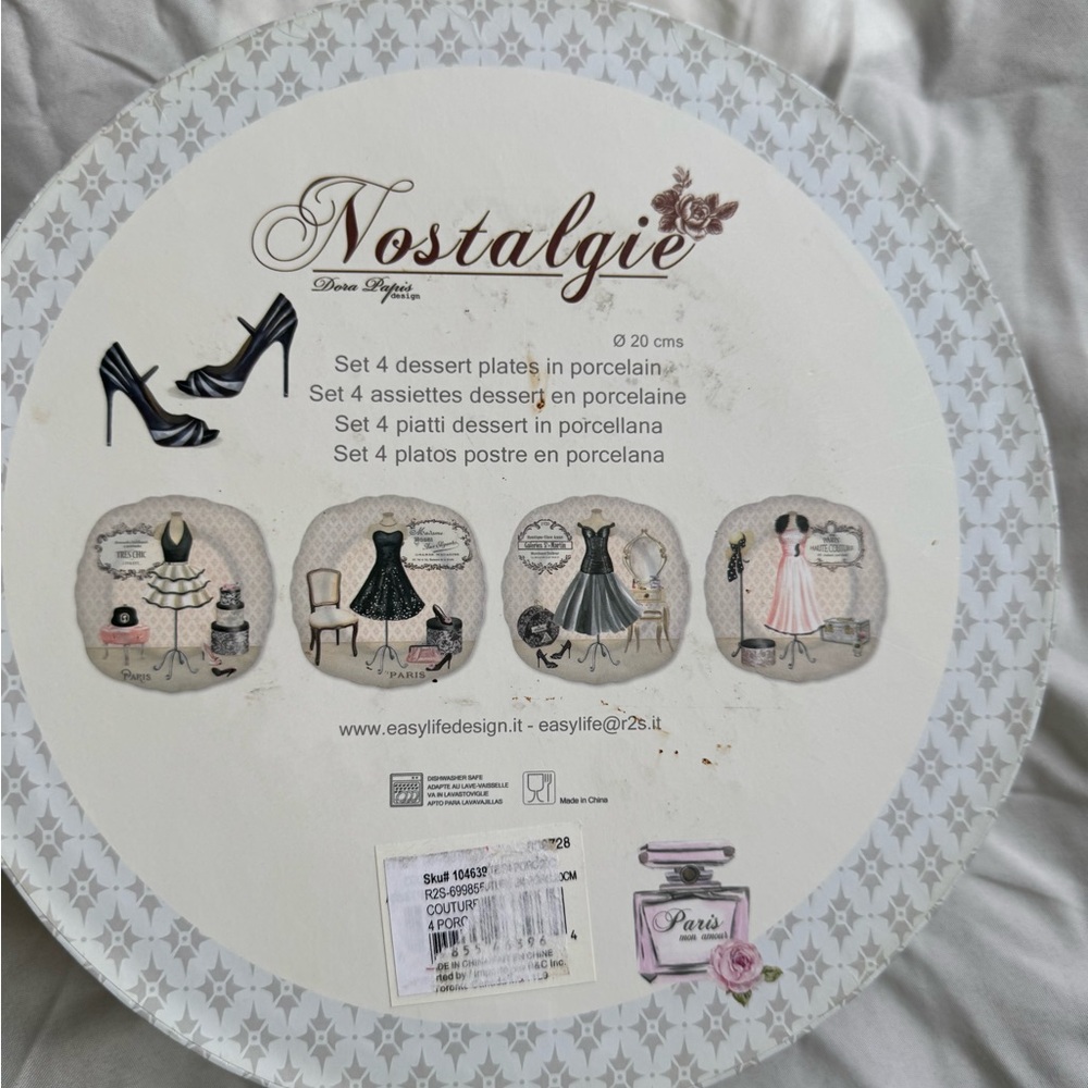 Nostalgia Tres Chic Coffee & Tea Set - Black, White, Pink - Picture 7 of 12